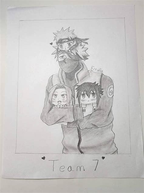 Fanart of Team 7 from Naruto by EmiliaDraws2 on DeviantArt