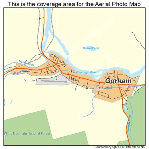 Aerial Photography Map of Gorham, NH New Hampshire