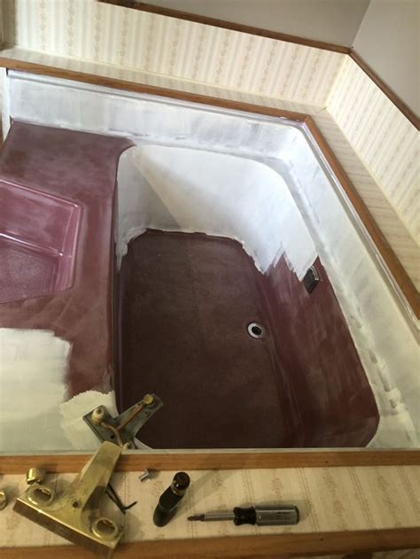 Refinishing a Bathtub: Step by Step with Before, During and After ...