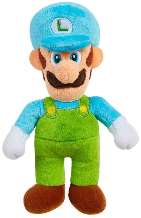 World of Nintendo Super Mario Ice Luigi 7 Plush Jakks Pacific - ToyWiz