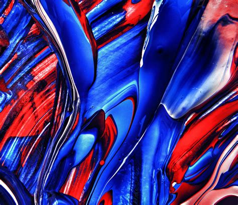 Blue and Red Abstract Painting · Free Stock Photo