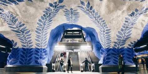 Art in the Subway: Explore 14 beautiful stations - Visit Stockholm