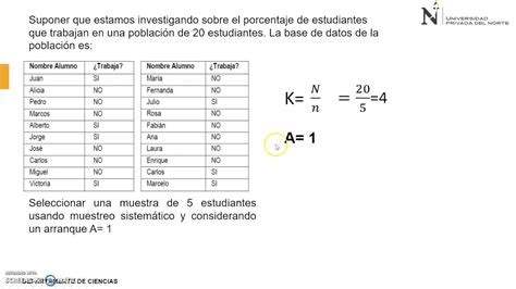 Muestreo sistemático - YouTube