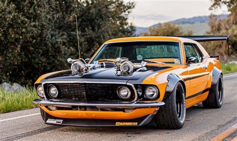 Widebody Twin-Turbo 1969 Ford Mustang Is Ready to Shock You (локализовано)