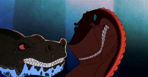 The Land Before Time crossover: Sharptooth VS Rex - The Land Before ...