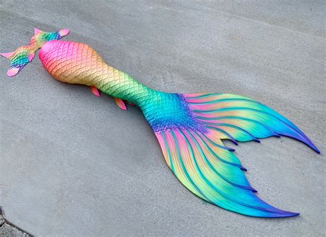 Rainbow Mermaid Tail | Finfolk Productions