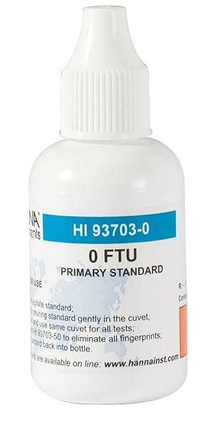 Hanna Instruments HI93703-0 Turbidity Calibration Solution At 0 FTU ...