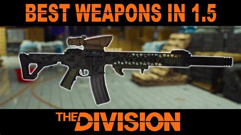 The Division 2 Weapons List