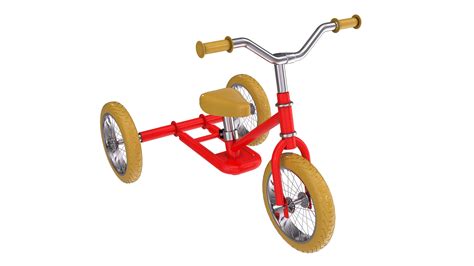 Tricycle Toy 3D Model - TurboSquid 1846951