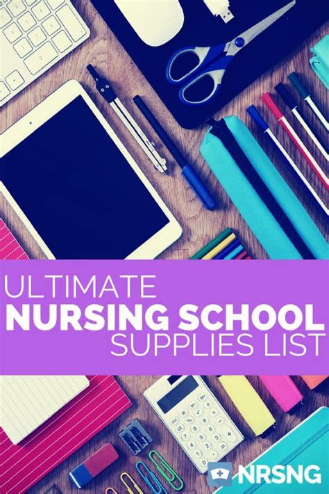 The Ultimate List of "Must-Have" Nursing School Supplies | NURSING.com ...