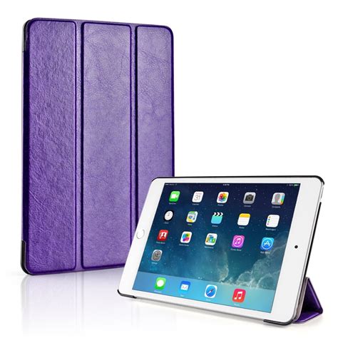 iPad Mini 4 Case (Purple) - Ultra Slim Lightweight Folio Smart Cover ...