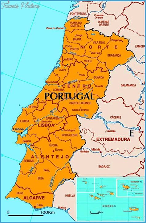 Portugal Subway Map - TravelsFinders.Com