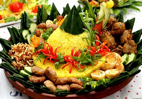 Nasi Kuning Indonesian Food Wallpaper | High Definitions Wallpapers