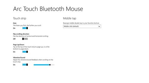 Change Microsoft Mouse Settings With 'Arc Touch Bluetooth Mouse ...