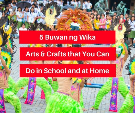 5 Buwan ng Wika Arts & Crafts that You Can Do in School and at Home ...