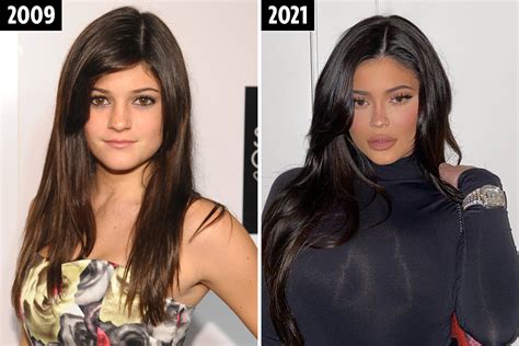 Kylie Jenner's incredible face and body transformation as she turns 24 ...