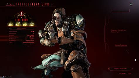 Kuva lich weapons list