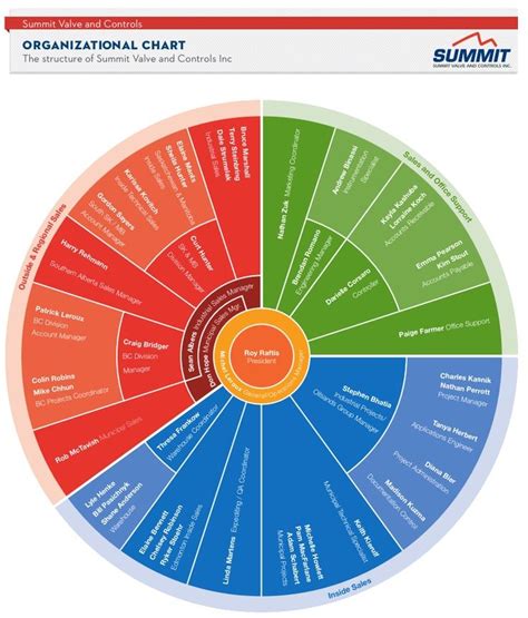 Radial organizational chart (org chart) | Organizational chart, Org ...