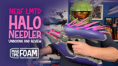 Nerf LMTD HALO Needler unboxing and review! - YouTube