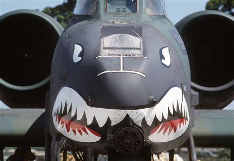 Edit free photo of Shark face,aircraft,a10 thunderbolt ii,plane ...