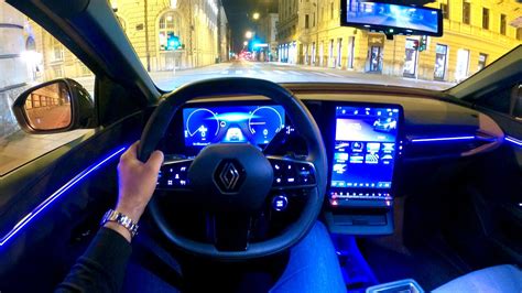 RENAULT MEGANE 2023 - NIGHT POV test drive (PURE DRIVING) E-TECH 160kW ...