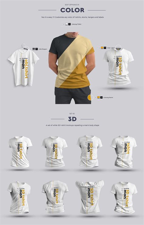 24 MockUps Mans T-Shirt (3 free). Body/3D/obj :: Behance