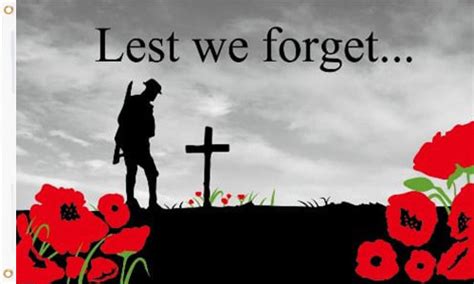 Lest We Forget Flags for Remembrance Day Services - Flag and Bunting Store