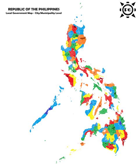 Republic Of The Philippines Political Map - United States Map