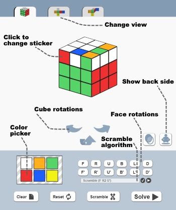 Online Rubik's Cube Solver