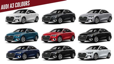 2022 Audi A3 Sedan - All Colour Options (US-Spec) - Images | AUTOBICS ...