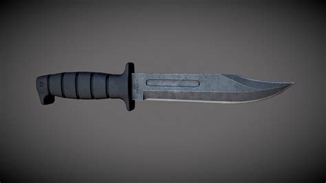 Marine Combat Knife - 3D model by MBillmann (@maxbillmann) [73714d8 ...