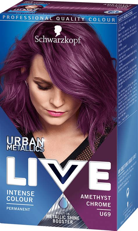 U69 Amethyst Chrome Hair Dye by LIVE | LIVE Colour Hair Dye from ...