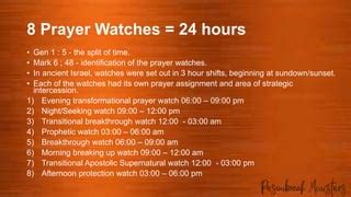 The 8 Prayer watches | PPT