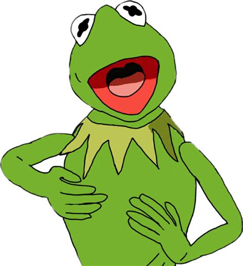 Kermitthefrog Kermit Kermitstickers Green Happy Muppets Clipart - Full ...