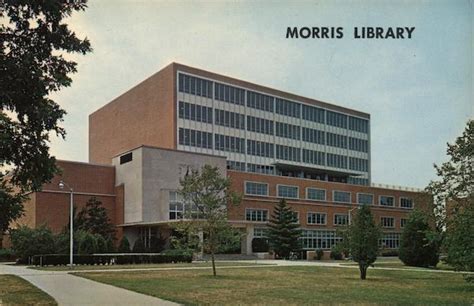 Morris Library, Southern Illinois University Carbondale, IL Postcard