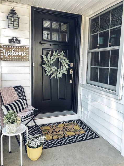 Small Front Porch Decorating Ideas On A Budget | Shelly Lighting