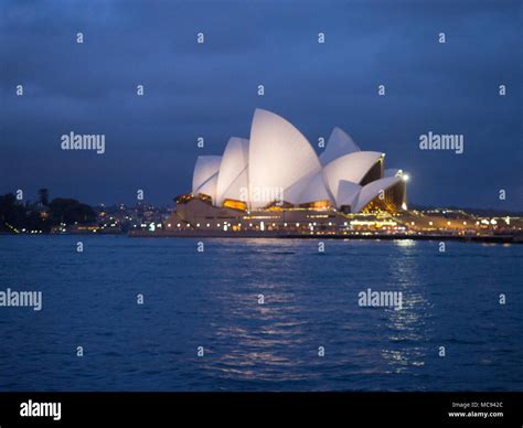 Sydney Opera House At Night Stock Photo - Alamy