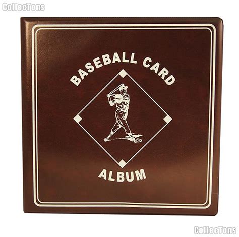 Baseball Card Album by BCW 3 Ring Trading Card Album in Burgundy - $7.29