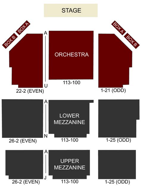 Apollo Seating Chart Nyc | Elcho Table