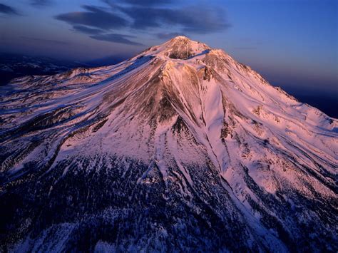 Dormant Volcano wallpaper, frozen Volcano image | Mount shasta, Volcano ...