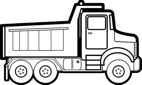 awesome Dump Truck Coloring Page | Truck coloring pages, Monster truck ...