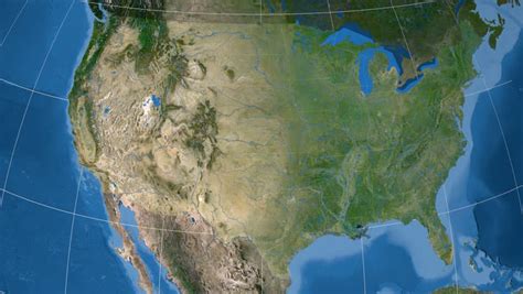 Satellite Map Of The United States - Draw A Topographic Map