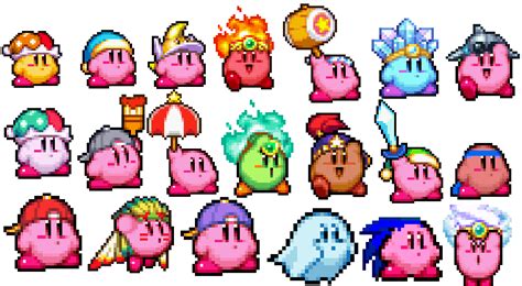 Bit Kirby Sprite Sheet Pixel Art Games Sprite Pixel Art Bank Home 8320 ...