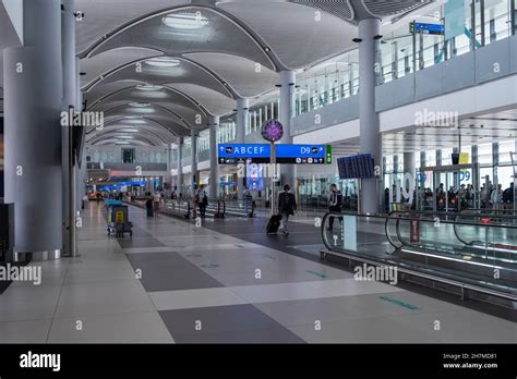 ISTANBUL, TURKEY - September 7, 2021: New Istanbul Airport. The ...