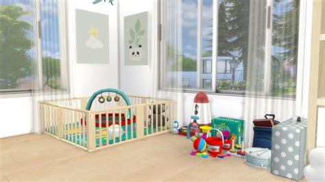 The Sims 4: NURSERY | Newport | Sims 4 toddler, Sims baby, Sims 4