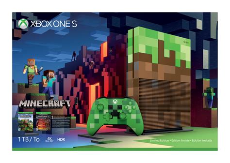 Minecraft Xbox One S Bundle Announced With Special Design & Controller