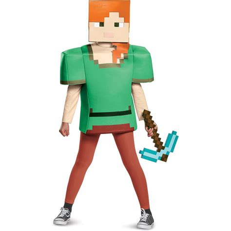 Minecraft Alex Costume - Girls Minecraft Alex Cosplay | Costume Party World