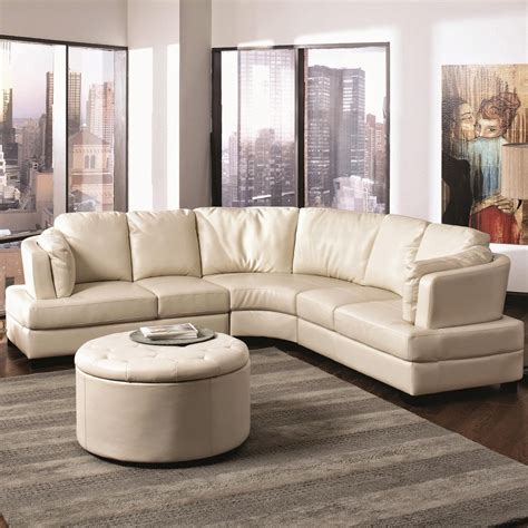 curved sofa: curved sectional sofa