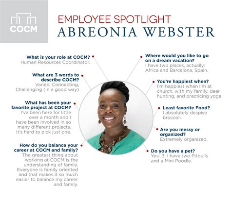 Employee Spotlight - Abreonia Webster - Capstone On Campus Management