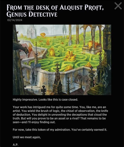 FINAL Ravnica Detective Agency - Mystery File 13 Thread : r/magicTCG